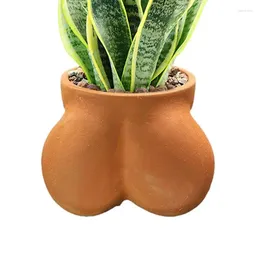 Vases Funny Flower Pots Durable Body Part Planter Resin Statue Novelty Plant Vase Man Pot For Home And El Decoration