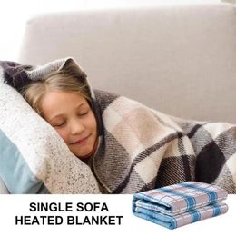 Blankets Electric Heating Blanket Bedroom Pad Mat Temperature Fast Warmer Throw For Working Watching TV Reading