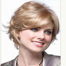 new vogue fashion beautiful straight blonde short women039s wig for women wig deliver6133198