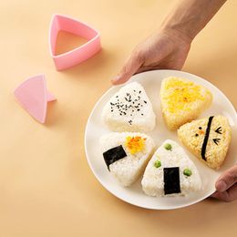 Onigiri Mould for Triangle Rice Ball Moulds Makers for Triangle Sushi Mold for Bento and Japanese Boxed Meal Children Be