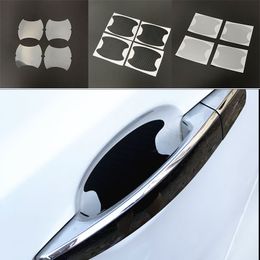 4pcs Car stickers Car Door Handle Scratches Protec For Nissan Teana ALTIMA X-Trail Qashqai Livina Sentra Sylphy Tiida Sunny