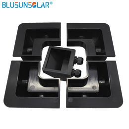 High Quality 10 Set Lot Black Colour ABS Solar Bracket Panel Mounting System for Caravan Motor Home RV