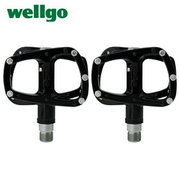 Wellgo R146R Ultralight Aluminum alloy Body Cr-Mo Spindle 9/16" Sealed Bearing Road Bike MTB Bicycle Pedal Cycling Parts