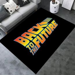 Back To The Future Classic Movie Vintage Poster Style Carpet Rugs Gift for Friend Kitchen Floor Mat Live Room Carpets Doormat