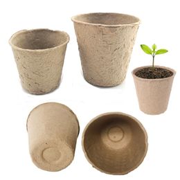 50x seed Nursery Cup growing pot Tray planter Paper Grow Plant Starter Flower Herb Biodegradable Eco-Friendly Garden Tools a1