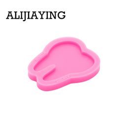 DY0361 Super Glossy Tooth Silicone Mould Epoxy Craft Moulds DIY for Badge Reel Resin Crafting Mould Not Sticky