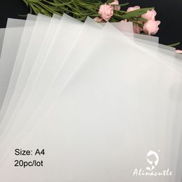 20pcs A4 Vellum Paper Acetate Paper Pack Design Paper Scrapbooking paper pack handmade paper craft Background Alinacraft