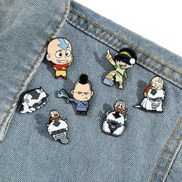 childhood movie game cartoon enamel pin Cute Anime Movies Games Hard Enamel Pins Collect Metal Cartoon Brooch Backpack Hat Bag Collar Lapel Badges