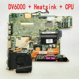 Motherboard For HP Pavilion DV6500 DV6700 DV6000 DV6800 Laptop Motherboard + Heatsink + CPU PM965 DDR2 460900001 446476001