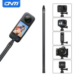 Chargers 3m Carbon Fiber Selfie Stick for Insta360 X3 / One X2 / Rs Aluminum Alloy Selfie Stick for Gopro Hero 11 10 9 8 Dji Osmo Action