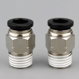 PC pneumatic quick connector NPT male thread 1/8" 1/4" 3/8" 1/2 hose connector 5/32 5/16 OD tube air quick plug connector