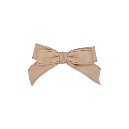 Hair Clips Girls Hair Accessories For Women Solid Color PU Leather Bow Barrette Hairpin Hairclip Elegant Headwear