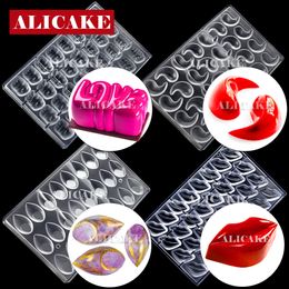 3D Polycarbonate Chocolate Mold For Chocolates Confectionery Pastry Tools Tray Form for Baking Chocolate Cake Fondant Mould
