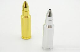 XXL 90mm Bullet Shape Herb Smoking Pipe Long Metal Tobacco Spice Hand Smoke Dry Herb Pipes Gadgets Cigarette Holder Tools Accessor4402498