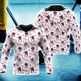 PLstar Cosmos Newest 3DPrint Hockey Custom Name Gift Funny Harajuku Streetwear Casual Unique Unisex Hoodies/Sweatshirt/Zip Q-7