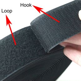 2M/Pair 20MM Hook and Loop Fastener Tape NO Self Adhesive Fastener Tape The Hooks Hook Sewing Accessories DIY Craft No Glue