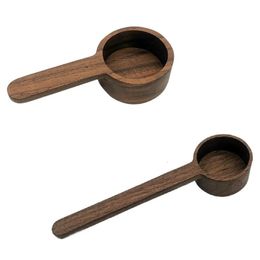 2PCS Home Wooden Measuring Spoon Set Kitchen Spoons Tea Coffee DessertScoop Sugar Spice Measure Tools Durable 240410