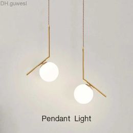 Pendant Lamps Modern pendant lights for dining tables kitchen island gold-plated luxury bedding and light fixtures YQ240410