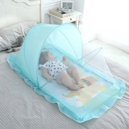 Universal Crib Mosquito Cover Free Instal Baby Room Mosquito Net Encrypted Mesh Newborn Bed Mosquito Cover Baby Bedding