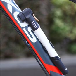 WEST BIKING Mini Portable Bike Pump Inflator Aluminum Alloy Bicycle Tire Pump Ultralight 120 Psi High Pressure Cycling Air Pumps