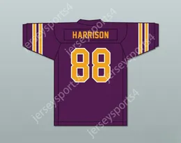 CUSTOM ANY Name Number Mens Youth/Kids Marvin Harrison 88 Roman Catholic High School Cahillites Purple Football Jersey Top Stitched S-6XL