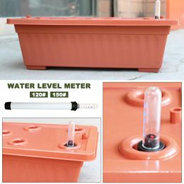 Water Level Gauge Buoy Fleshy Flower Pot Plastic PP Resin Display Water Level Scale Meter Lack Of Water Reminder