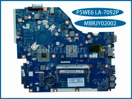 Motherboard Best Value MBRJY02002 for ACER Aspire 5733 Laptop Motherboard P5WE6 LA7092P AMD DDR3 100% Tested