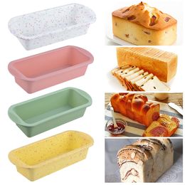 2022 New Rectangular Silicone Bread Pan Mould Toast Bread Mould Cake Tray Long Square Cake Mould Bakeware Non-stick Baking Tools