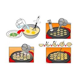220V 650W Octopus Grill Pan Baking Machine Household Electric Takoyaki Maker Octopus Balls Grill Pan Professional Cooking Tools