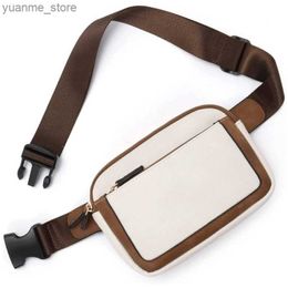 Sport Bags Fashionable Fanny Packs Cross Body Bag Womens Chest Bag Outdoor Sports Hiking Waist Sling Phone Bag with Adjustable Shoulder Straps Y240410