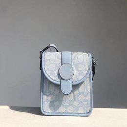 New women's flip round cake badge mobile phone bag classic old flower shoulder bag2865