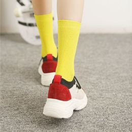 Children Girls Long Boot Socks Solid Candy Colour Leg Warmer Vertical Stripe Hose Baby Kids Boy Girl Socks Knee High Socks