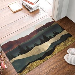 Golden grey marble Carpet Entrance Doormat Bath Floor Rugs Absorbent Mat Anti-slip Kitchen Rug for Home Decorative Foot mat