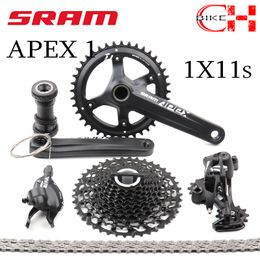 SRAM APEX 1 1X11 Speed Road Bike Off-Road GXP Groupset Shifer Trigger Rear Derailleur 11-42T Cassette Cross Country Bicycle Kit