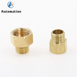 1/8" 1/4" 3/8" 1/2" 3/4" 1" 1-1/4" Male to Female Thread Brass Pipe Connectors Brass Coupler Adapter Threaded Fitting