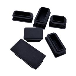 Black Plastic Steel square pipe plug Furniture Pad Plastic square Leg plug Anti Slip Feet Protectortube cap plug cap