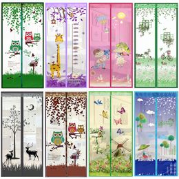 Door Curtain Summer Magnetic Anti Mosquito Insect Fly Bug Curtains Net Magnets Automatic Closing Mesh Hands-free Door Screen