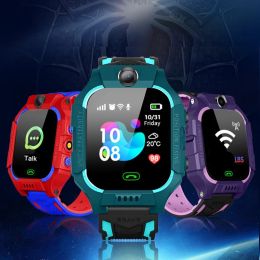 Watches 2023 New Kids Smart Watch Gps Location Tracker Sim Card Video Call Message SOS Waterproof Smartwatch For IOS Android Kid Gift