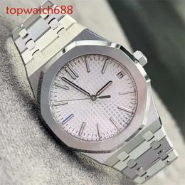 Automatic Designer Royal 15400st Men Movement Watches Oak Casual High End Gift for Husband Stainless Steel Montre Wrist Watch 42MM Plaid Index Dial Xb01 Q2