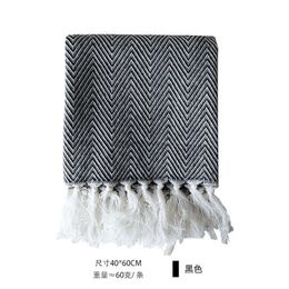 6pcs/lot tea towel fringe weaving cloth table napkin meal mat food background wedding decoration