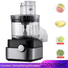 Electric Vegetable Cutter Multifunctional Fully Automatic Dicer Shredder Fruit Slicer Meat Grinder Machine