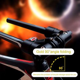 Foldable MTB Bicycle Handlebars Aluminium Alloy Bicycle Rest Handle Bar Cycling Bike Bar For Scooters Mountain Bike Parts