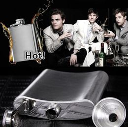 Men Drinkware 8 ounce stainless steel hip flasks portable flasks pocket flask flagon flaskDrinkwares 100PCS 17771866704