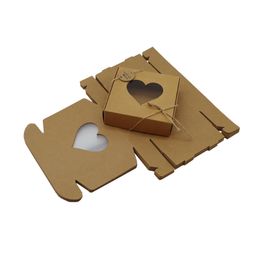 24Pcs/Lot New Craft Paper Box Kraft Cardboard Wedding Favour Gift Boxes Recyclable Kraft Soap Box Packaging Paper Carton