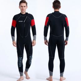 Suits Neoprene Men's Wetsuit 3mm One Piece Diving Suit Swimming Surfing Snorkelling Kayaking Sports Clothing Wet Suit Equipment