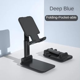 Portable Desktop Folding Lifting Bracket Mobile Phone Stand Desktop Holder Table Desk Mount for Phone Tablet Portable- for Folding Phone Holder