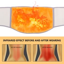 Waist Warmer Belt Support Lumbar Brace Protector Wrap Kidney Abdominal Stomach Warm Body Band Binder Fleece Women Plush Winter