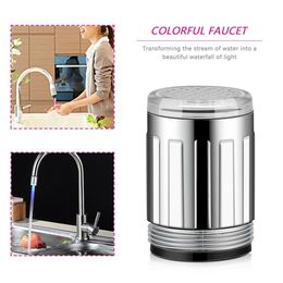 Light-up LED Water Faucet Changing Glow Kitchen Shower Tap Water Saving Luminous Faucet Nozzle Head Bathroom Light Water Tap