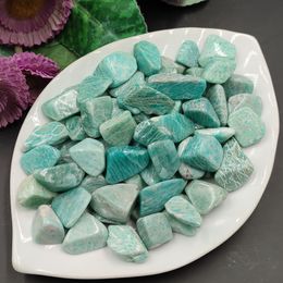 100g Bulk Natural Amazonite Gravel Tumbled Stone Crystal Healing Reiki Gemstone Mineral Specimen Aquarium Home Room Decoration