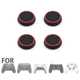 4PCS Non-slip Silicone Analogue Joystick Thumbstick Thumb Stick Grip Caps Cases for Xbox 360 Xbox One PS3 PS4 PS5 Controller